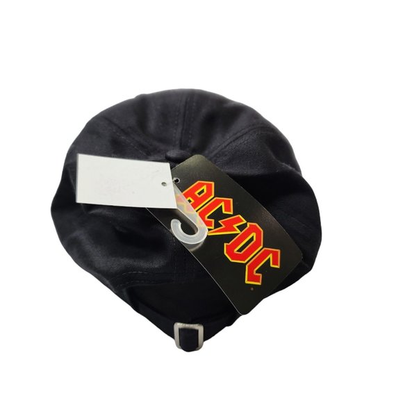 AC/DC Men's Cap Hat Embroidery Logo Black Adjustable - Picture 5 of 5